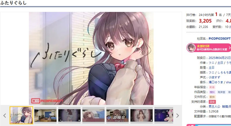 [爆款SLG/互动养成/动态] 两人生活 ふたりぐらし Ver1.12 AI汉化版 [4.20G] ACG端游 第2张