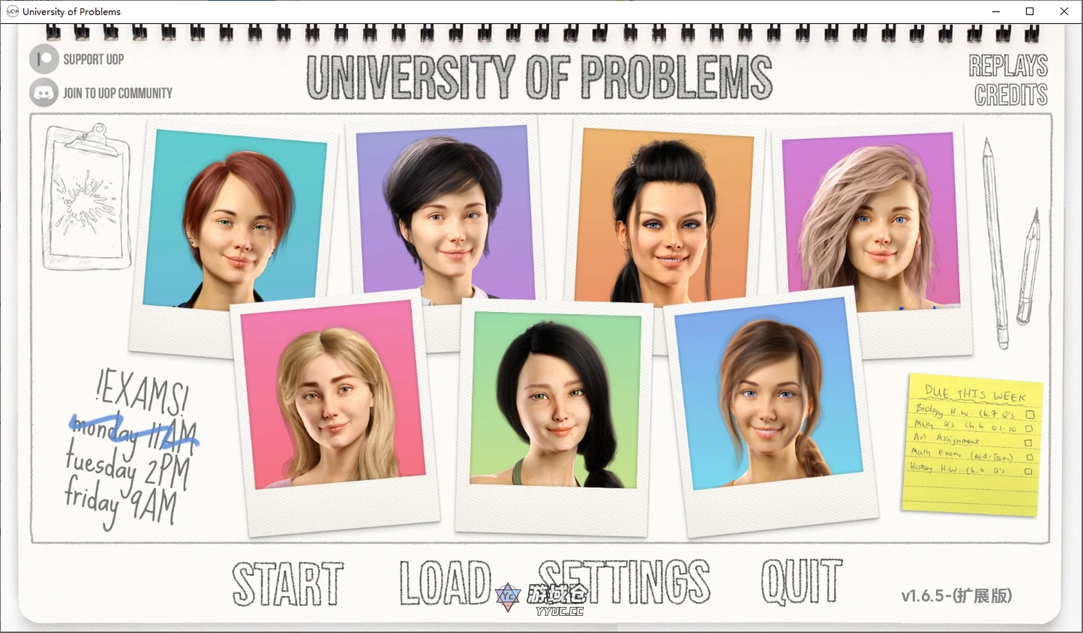 [SLG/动态] 问题大学 学院情缘 University of Problems v1.7.0 Extended 汉化版 [16.60G]