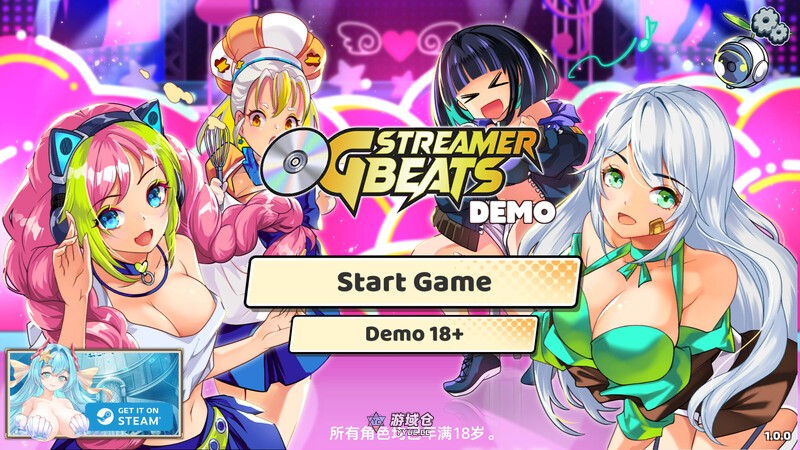 【休闲ACT/节奏音浪/动态】OG主播计划：节奏出道！（OG Streamer Beats）V1.0 STEAM官中版 [先行体验/1.8G] ACG端游 第1张