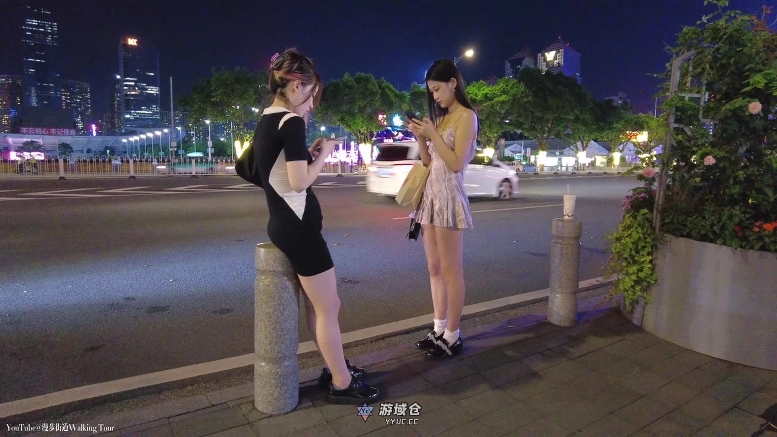 [真实街拍生活]广州/深圳/西安深夜街头日常生活视频，贵在真实【66V/29G】 展会街拍 第12张