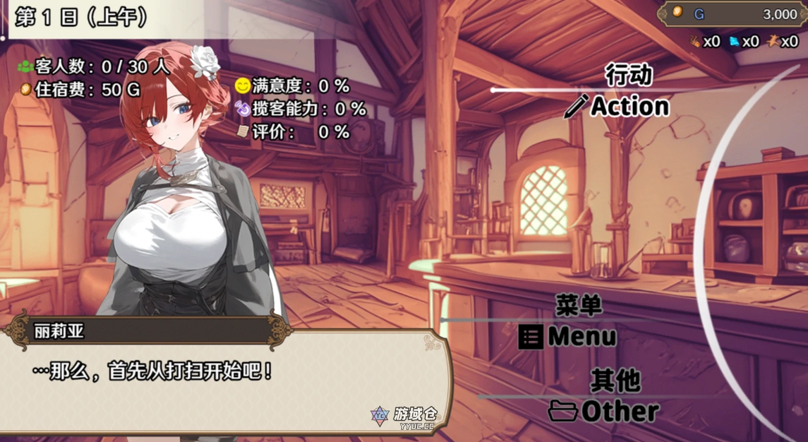 [RPG]女冒险者聚集的旅馆 官方中文步兵版【全回想/1.3G】 ACG手游 第3张