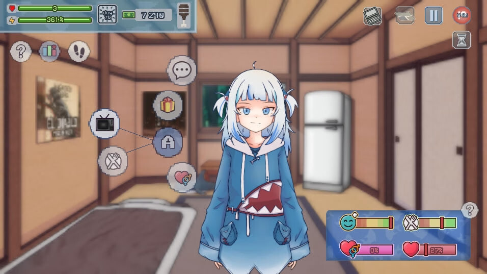 鲨影潮生：岛屿秘辛 Shiftide Sharki v0.1 AI汉化版(探索SLG/2D)1.31G