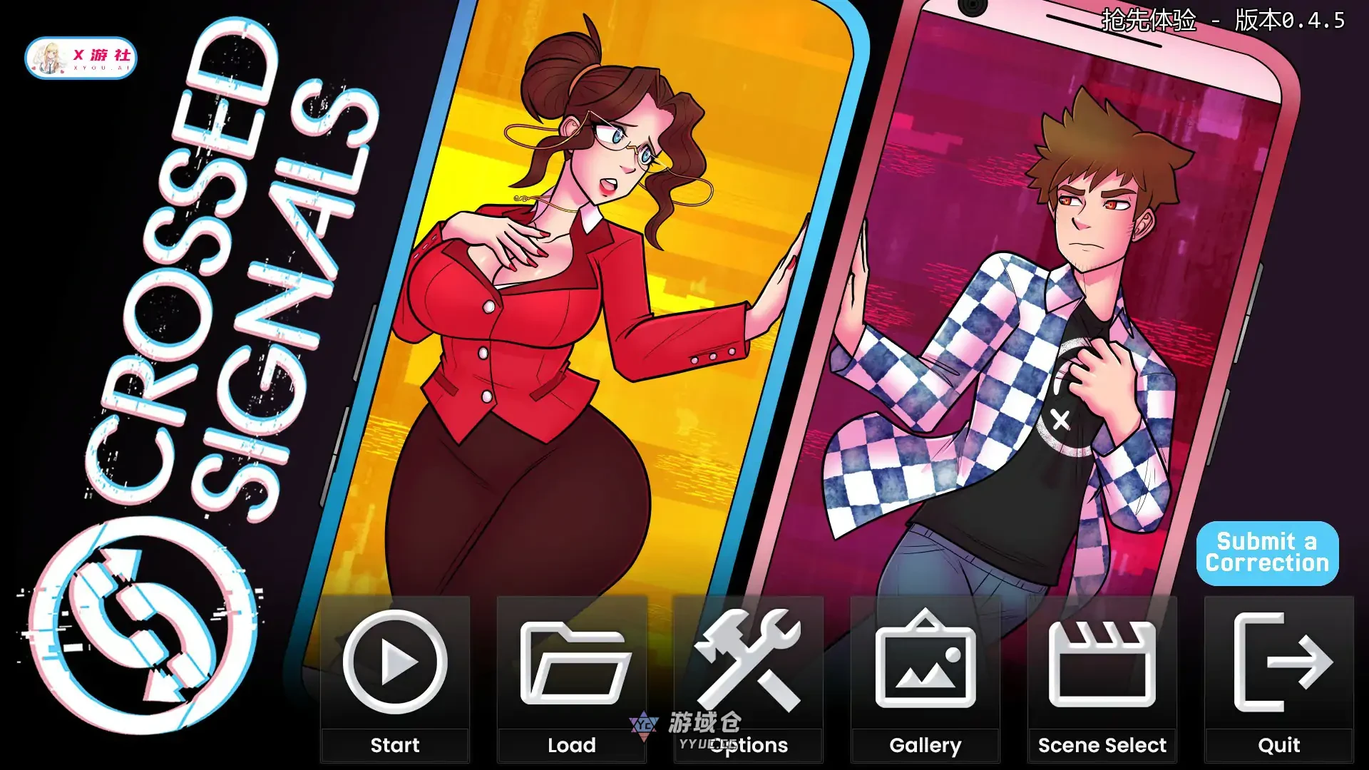 信号交叉 Crossed Signals v0.4.5 AI汉化版(SLG/2D)更新/2.1G ACG手游 第1张