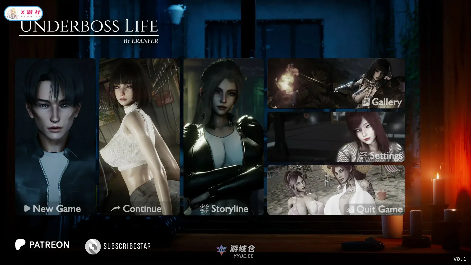 副手人生 Underboss Life v0.1 AI汉化版(亚洲SLG/AI汉化/3D)首发/1.4G