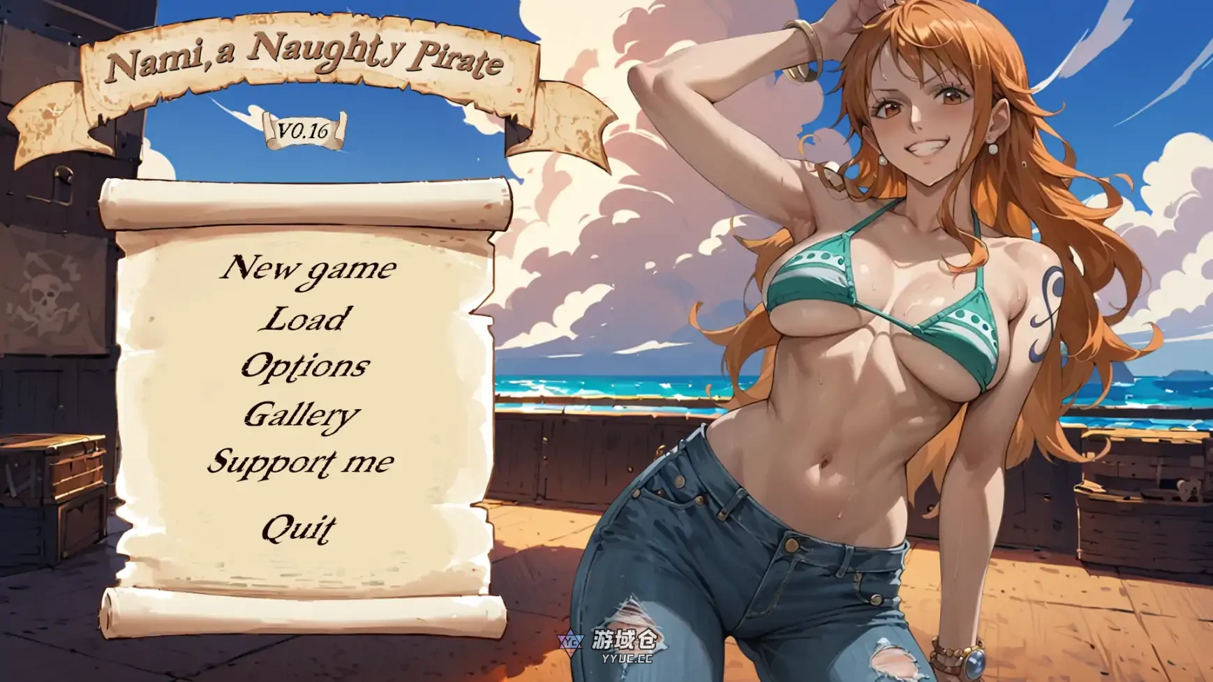 顽皮海盗娜美 Nami, a Naughty Pirate v0.16 AI汉化版(日系SLG/同人)更新/1.6G ACG手游 第1张