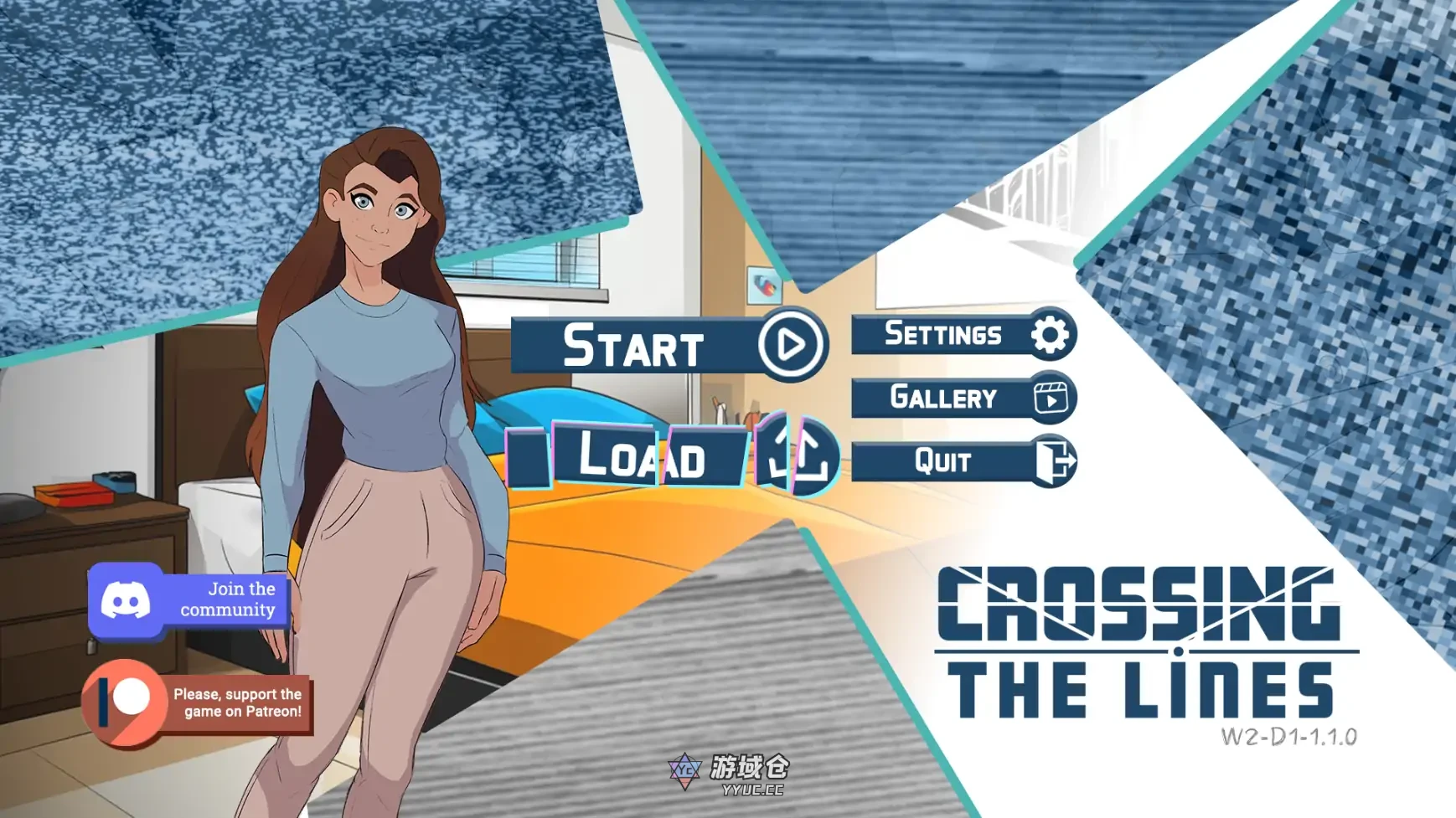 越过界限 Crossing the Lines W2.D1.2 AI汉化版(SLG/2D)更新/2.3G ACG手游 第1张-游域仓 1