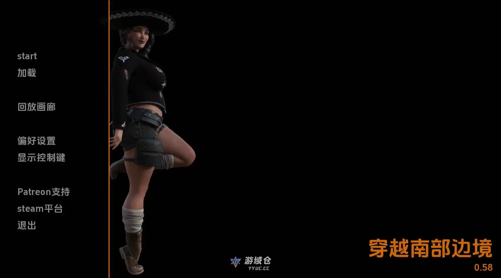 [扶她SLG/动态] 穿越南部边境：双性自由 v0.58 AI汉化版【更新/2.15G】 ACG手游 第1张